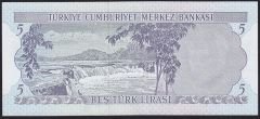 6.Emisyon 2.Tertip 5 Lira H73 256857 Çilaltı