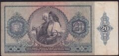 Macaristan 20 Pengo 1941 Çok Temiz