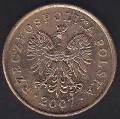 POLONYA 5 GROSZY 2007