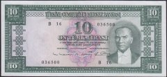 5.Emisyon 6.tertip 10 Lira B16 036500 Çilaltı Çil