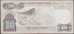 6.Emisyon 1.Tertip 100 Lira B87 316946 Çok Temiz+