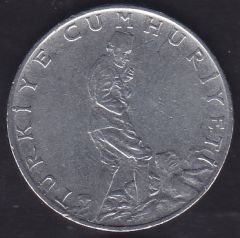 1970 Yılı 2.5 Lira Düz