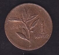 1968 Yılı 1 Kuruş
