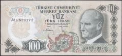 6.Emisyon 3.Tertip 100 Lira J34 520172 Çok Temiz