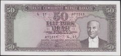 5.Emisyon 6.tertip 50 Lira L17 077215 Çilaltı Çil