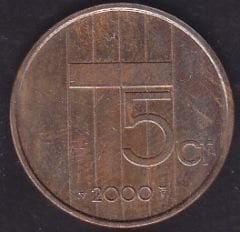 Hollanda 5 Cent 2000