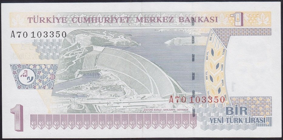 8.EMİSYON 1 YTL A70 103350 ÇÇT ÇİLALTI