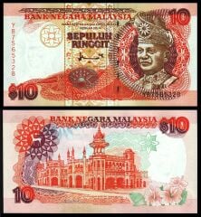 Malezya 10 Ringgit 1995 Çil Pick 36