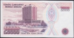 7.EMİSYON 1.TERTİP 20000 LİRA C69 601212 ÇİL
