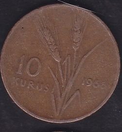 1966 Yılı 10 Kuruş