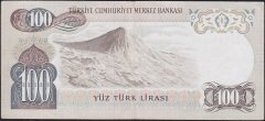 6.Emisyon 1.Tertip 100 Lira B85 196131 Çok Temiz+