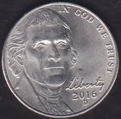 Amerika 5 Cent 2016 D