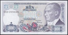 7.EMİSYON 2.TERTİP 1000 LİRA G60 205668 ÇİLALTI ÇİL