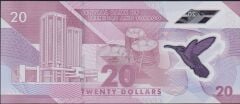Trinidad Tobago 20 Dolar 2020 Çil Pick 63 Polimer