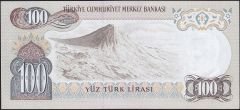 6.Emisyon 3.Tertip 100 Lira J30 733762 Çil