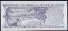 6.Emisyon 2.Tertip 5 Lira H67 022798 Çok Temiz+