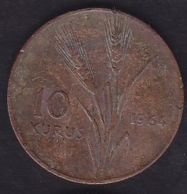 1964 Yılı 10 Kuruş