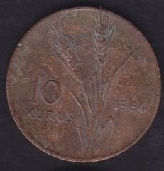 1964 Yılı 10 Kuruş