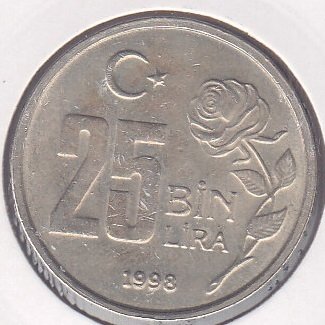 1998 Yılı 25 Bin Lira Çilaltı