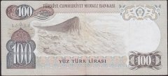 6.Emisyon 1.Tertip 100 Lira B84 399769 Çok Çok Temiz