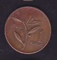 1969 Yılı 1 Kuruş