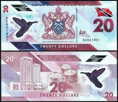 Trinidad Tobago 20 Dolar 2020 Çil Pick 63 Polimer