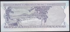 6.Emisyon 2.Tertip 5 Lira H59 477443 Ççt Çilaltı