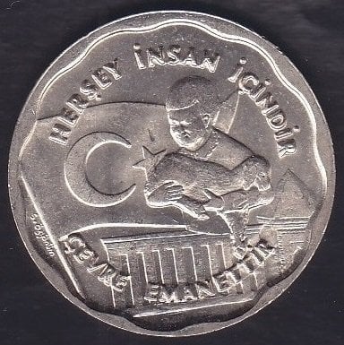 ÇEVRE KORUMA MADALYONU 1990 ÇİL - NİKEL