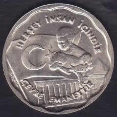 ÇEVRE KORUMA MADALYONU 1990 ÇİL - NİKEL
