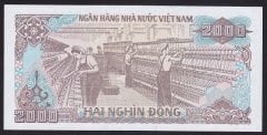 Vietnam 2000 Dong 1988 Çil Pick 107a
