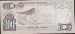 6.Emisyon 1.Tertip 100 Lira B80 346968 Çok Temiz+