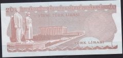 6.EMİSYON 3.TERTİP 20 LİRA H32 393518 ÇİLALTI ÇİL