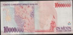 7.Emisyon 10 000 000 Lira E13 562553 Çok Çok Temiz