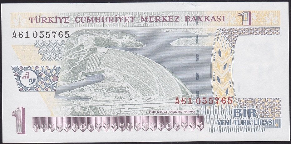 8.EMİSYON 1 YTL A61 055765 ÇİL
