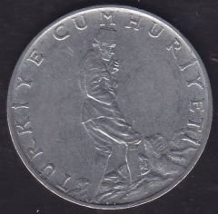 1972 Yılı 2.5 Lira Ters