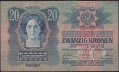 Avusturya Macaristan 20 Korona 1913 Temiz
