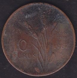 1962 Yılı 10 Kuruş