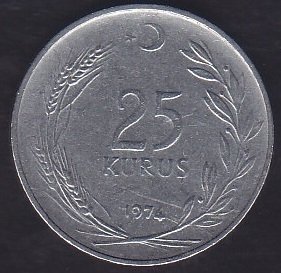 1974 YILI 25 KURUŞ