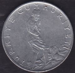 1973 Yılı 2.5 Lira Ters