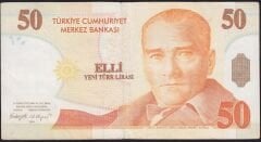 8.Emisyon 50 YTL B74 540021 Çok Temiz+