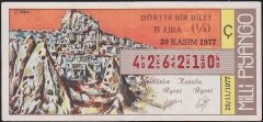 1977 29 Kasım Çeyrek Bilet - Ç Serisi