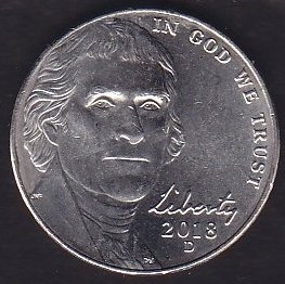 Amerika 5 Cent 2018 D