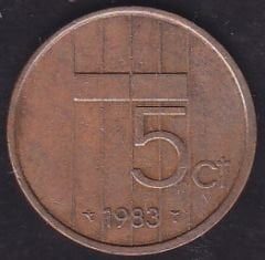 Hollanda 5 Cent 1983
