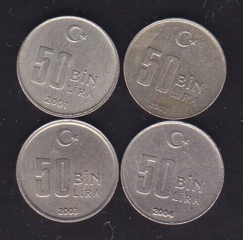 2001-02-03-04 Yılları 50 Bin Lira