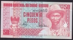 Guine Bissau 50 Pesos 1990 Çil Pick 10