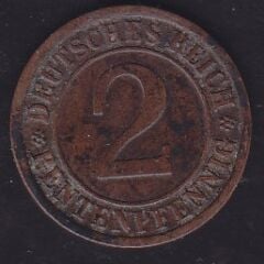 Almanya 2 Pfennig 1923 A