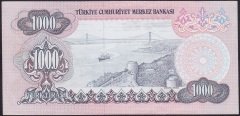 6.EMİSYON 3.TERTİP 1000 LİRA F84 338899 ÇÇT +