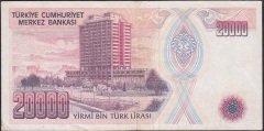 7.EMİSYON 1.TERTİP 20000 LİRA A03 449756 ÇOK TEMİZ +