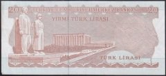 6.EMİSYON 3.TERTİP 20 LİRA H14 878265 ÇÇT