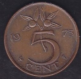 Hollanda 5 Cent 1973